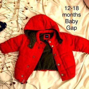 Baby Gap Red Winter Jacket